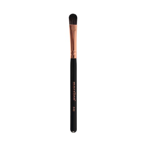 R-03 - Pincel Profissional Chanfrado Para Sombra - Macrilan - Linha Rosé