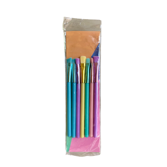 Jogo 7 Pincéis Para Olhos Tons Pastel - IM