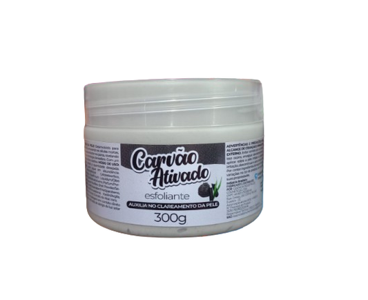 Esfoliante Clareador Carvão Ativado 300G - Essência da Mulher