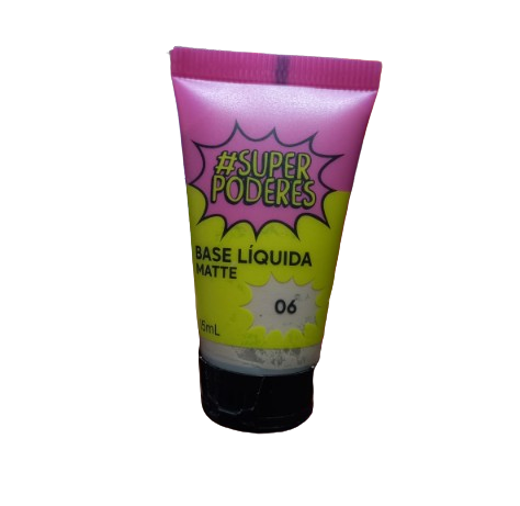 Base Líquida Matte 15ML Cor 6 - Super Poderes