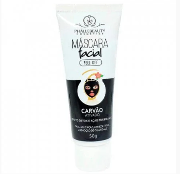 Máscara Facial Carvão Ativado Peel Off - PH0051 - Phállebeauty - Minha loja