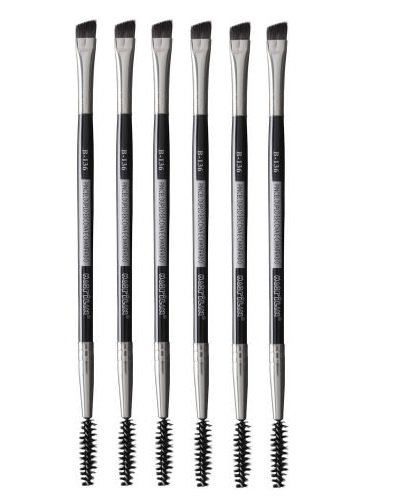 Kit C/6 Un - B136 - Pincel Profissional duplo escova e chanfrado - Linha B - Macrilan
