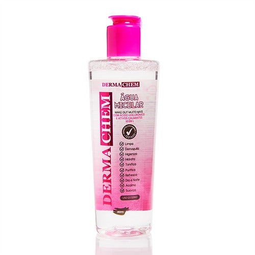 Água Micelar Derma Chem - Com Ácido Hialurônico - 250ml