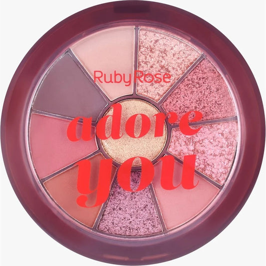 Paleta de Sombras Adore You - Ruby Rose - HB1075/9 - Minha loja