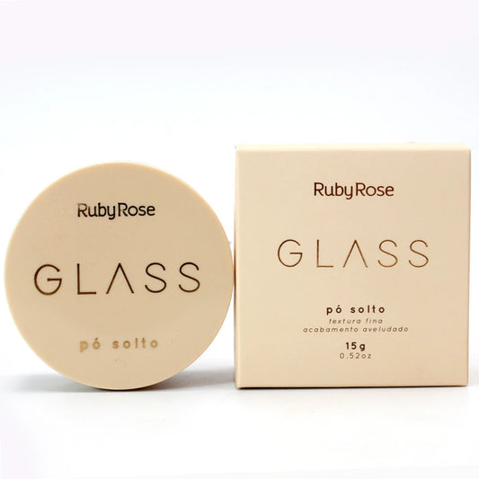 Banana Translucent Powder, Ruby Rose Glass Loose Powder, Finishing Natural Texture, Finishing Makeup
