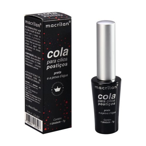 Cola Para Cílios Preta -CA-002- Macrilan - Minha loja