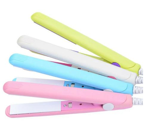 Mini Chapinha Prancha De Cabelo Portátil - Cores Sortidas