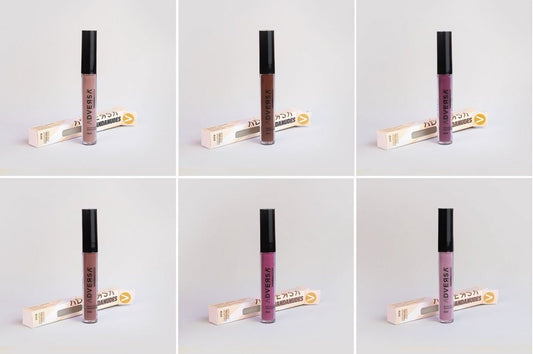 Kit c/6 Un - Batom Líquido Matte Vegano Manda Nudes - Adversa - AD301