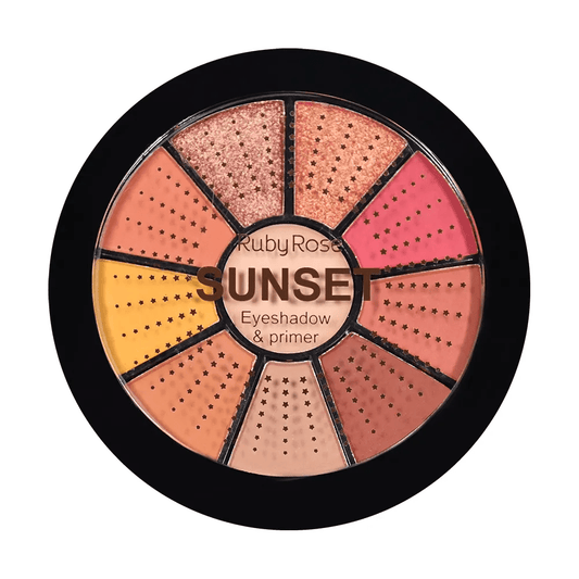 Mini Paleta De Sombras Sunset - Ruby Rose - HB9986-3 - Minha loja