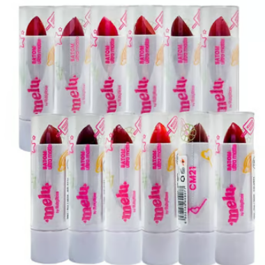 Kit c/12 Un - Amostra de Batom Ultra Matte Melu G4 - RR8521 - Ruby Rose - Minha loja