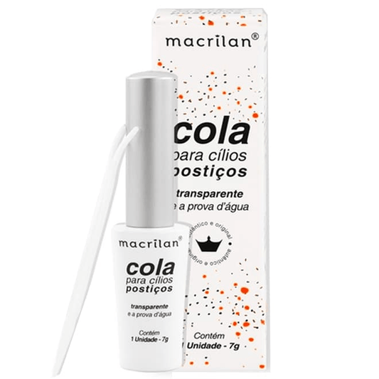 Caixa C/ 56 Und. - Cola Para Cílios Transparente - CA-001 -Macrilan