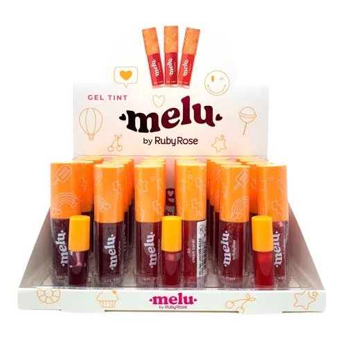 Kit c/6 Un - Blush,Batom e Sombra 3 em 1 Melu - RR1100-G02 - Ruby Rose - Minha loja