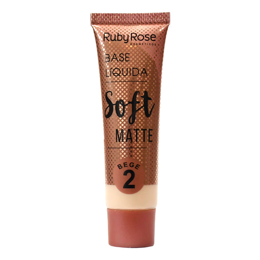 Base Líquida Soft Matte Bege 2 - Ruby Rose - Minha loja