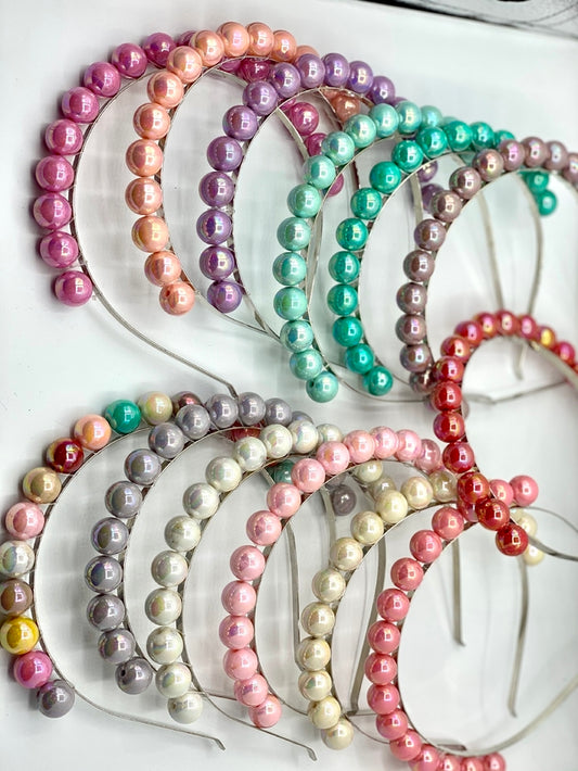 Tiara Pérolas Cores Sortidas - IM