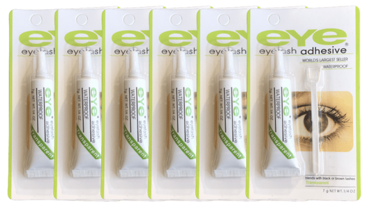 Kit c/6 Un - Cola Para Cílios Transparente Eye - IM