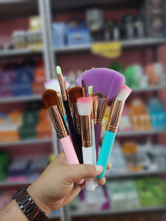 Kit Com 10 Pinceis Pretty Coloridos - IM - Minha loja