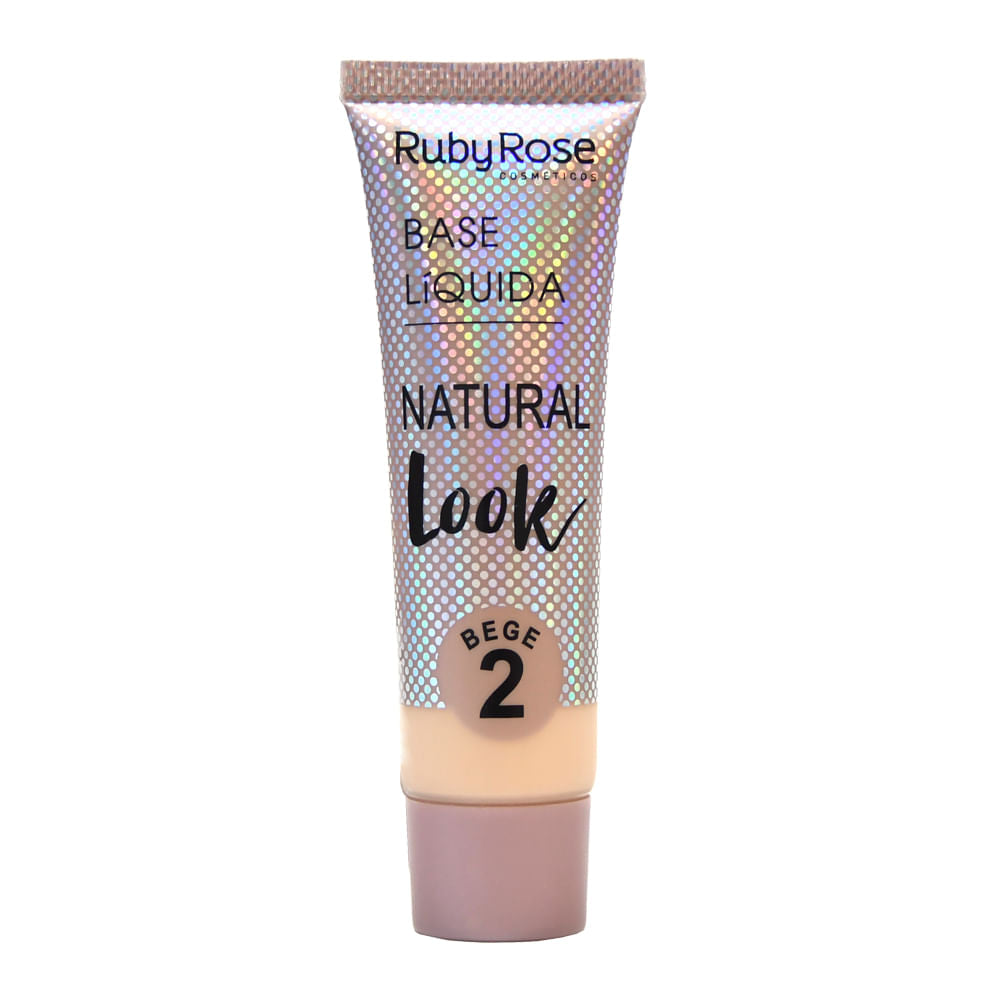 Base Líquida Natural Look Bege 2 - Ruby Rose - HB8051 - Minha loja