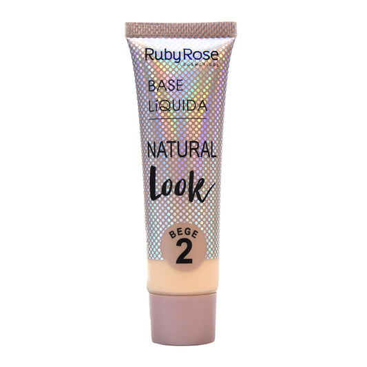 Base Líquida Natural Look Bege 2 - Ruby Rose - HB8051 - Minha loja