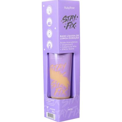 Base Líquida de Longa Duração Stay Fix MC53 - Ruby Rose - HB873 - Minha loja