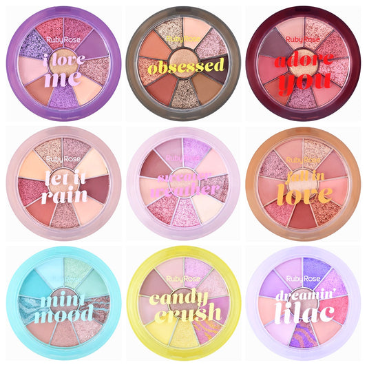 Kit c/9 Un - Paleta de Sombras - Ruby Rose - HB1075 - Minha loja