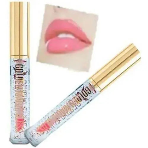Gloss Mágico Labial 5ml - Golden Magic Gloss - Cor Rosa - Bella Femme - BF10080 - 1 Unidade - Minha loja