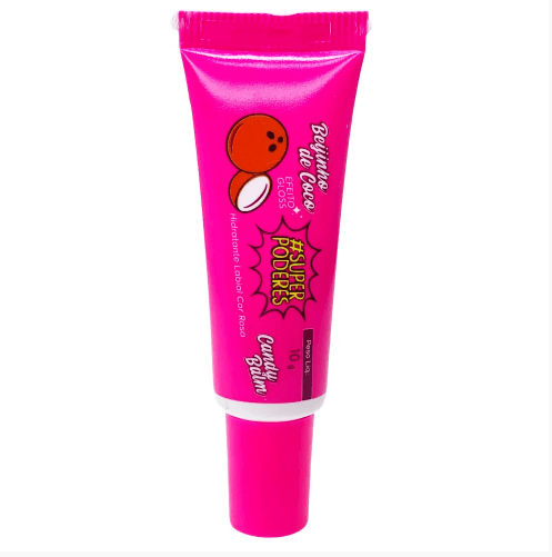 Hidratante Labial Candy Balm Beijinho de Coco - HLSP03 - Super Poderes - Minha loja