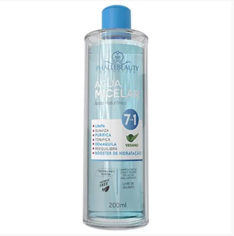 Àgua Micelar Àcido Hialurônico 7 Em 1 - PH0504 - Phállebeauty - Minha loja