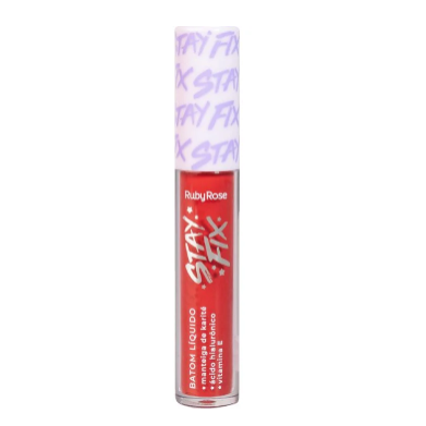 Batom Líquido Stay Fix Ruby Rose HB569 CS30 Bellatrix - Minha loja