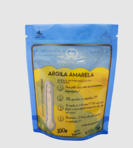 Argila  Em Pó Amarela 100G  - PH0536 - PhálleBeauty