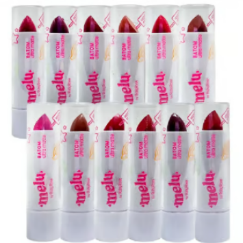 Kit c/12 Un - Amostra de Batom Ultra Matte Melu G3 - RR8521 - Ruby Rose - Minha loja