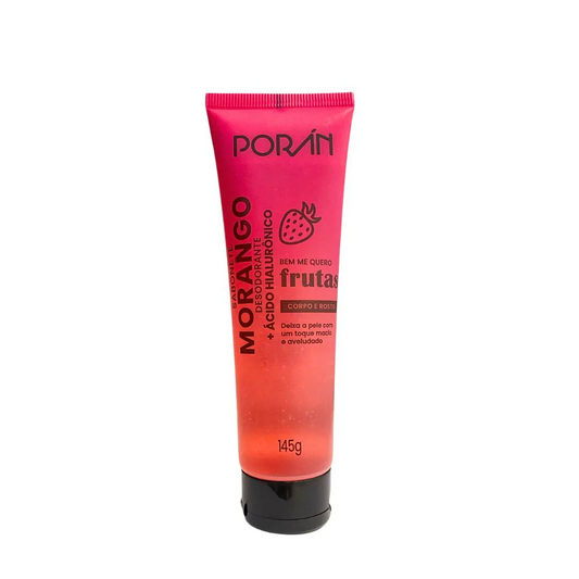 Sabonete Bisnaga Morango + Ácido Hialurônico 145g Porán