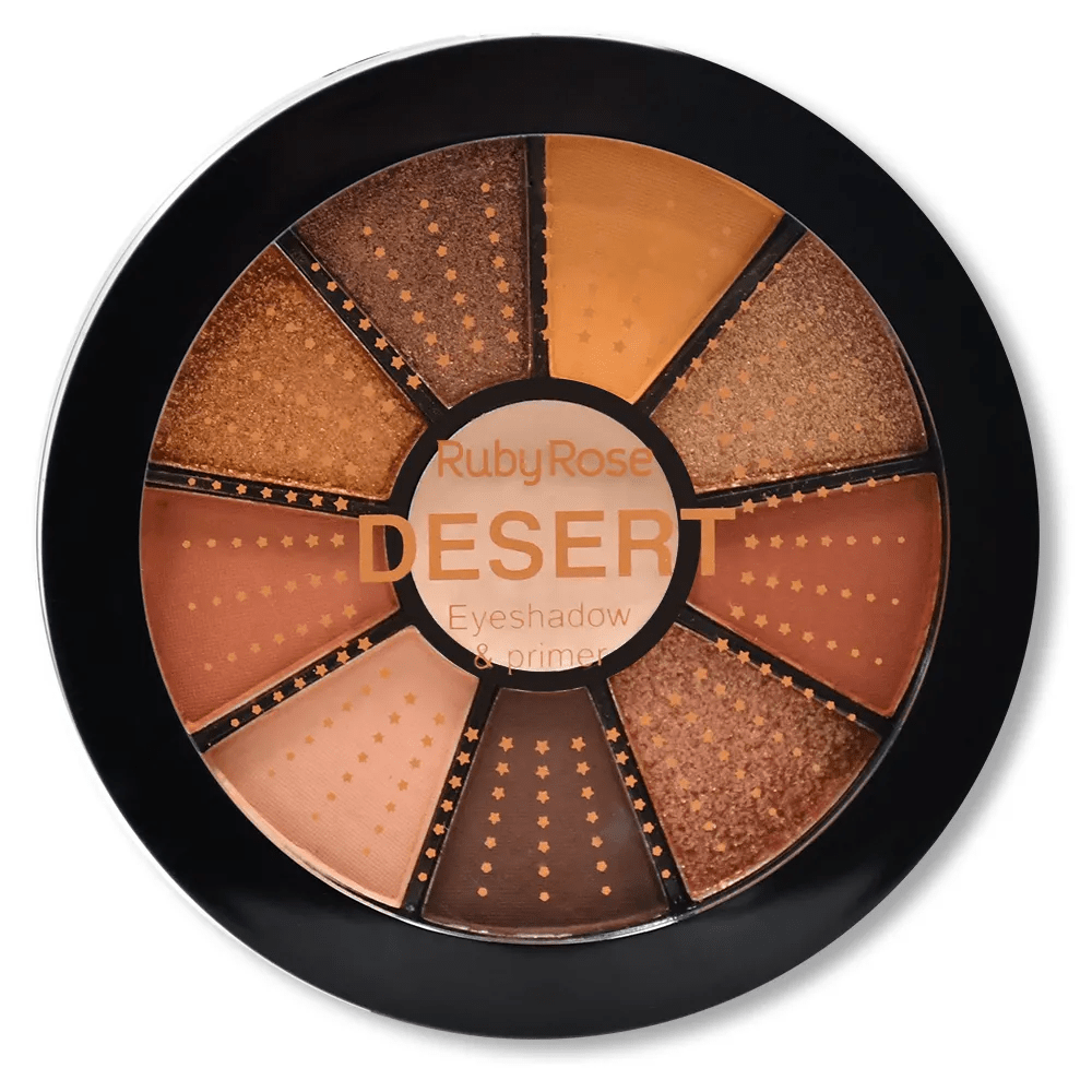 Mini Paleta De Sombras Desert - Ruby Rose - HB9986-7 - Minha loja