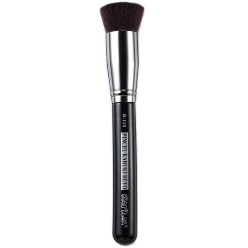 B115 - Pincel Profissional Kabuki Reto - Linha B - Macrilan