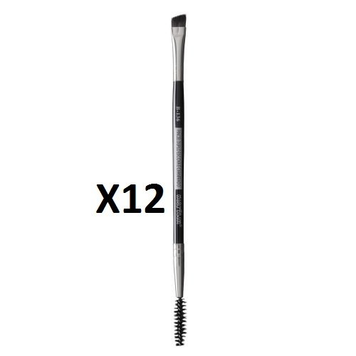 Kit c/12 Un - B136 - Pincel Profissional duplo escova e chanfrado - Linha B - Macrilan