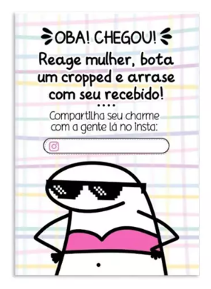 Cartão de Agradecimento JM01- Pacote com 20 Peças