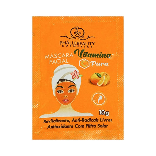 Máscara Facial Hidratante Vitamina C - Phállebeauty - PH018