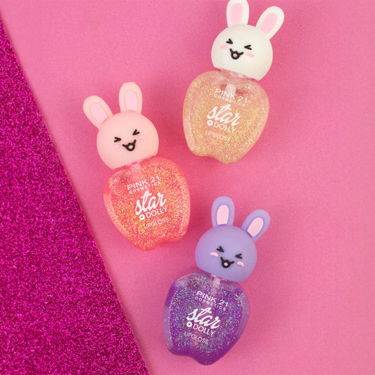 Magic Lipgloss Bunny Glitter Star Dolly - Pink 21