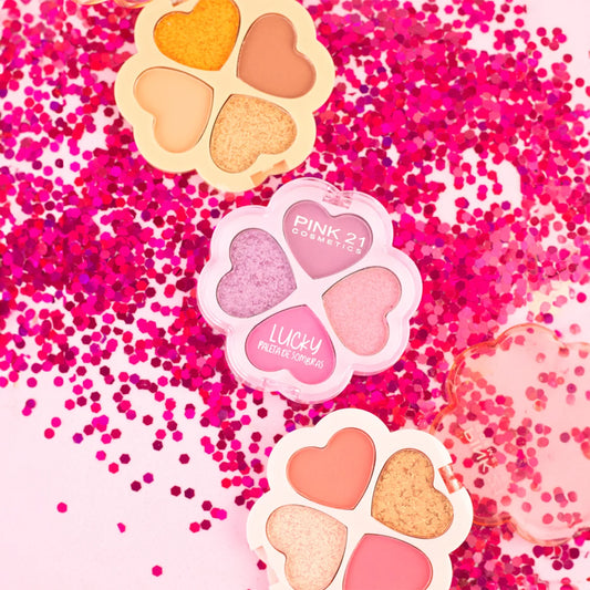 Lucky 4 Colors Shadow Palette-Pink 21