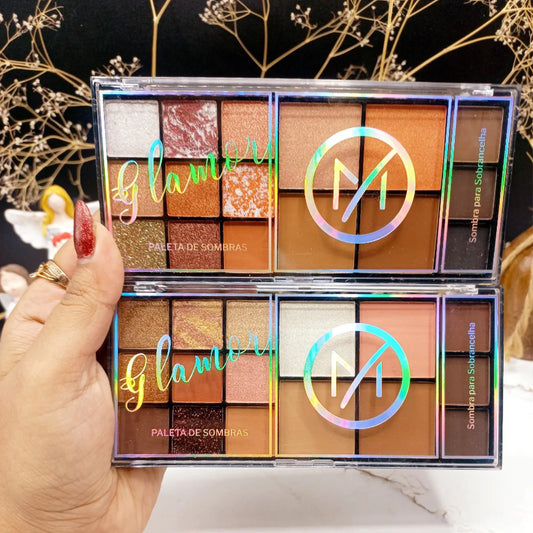 16 Colors Multipurpose Glamor Face Eye and Eyebrow Palette-Mylife Cosmetics | Compra, Melhor Preço, Qualidade