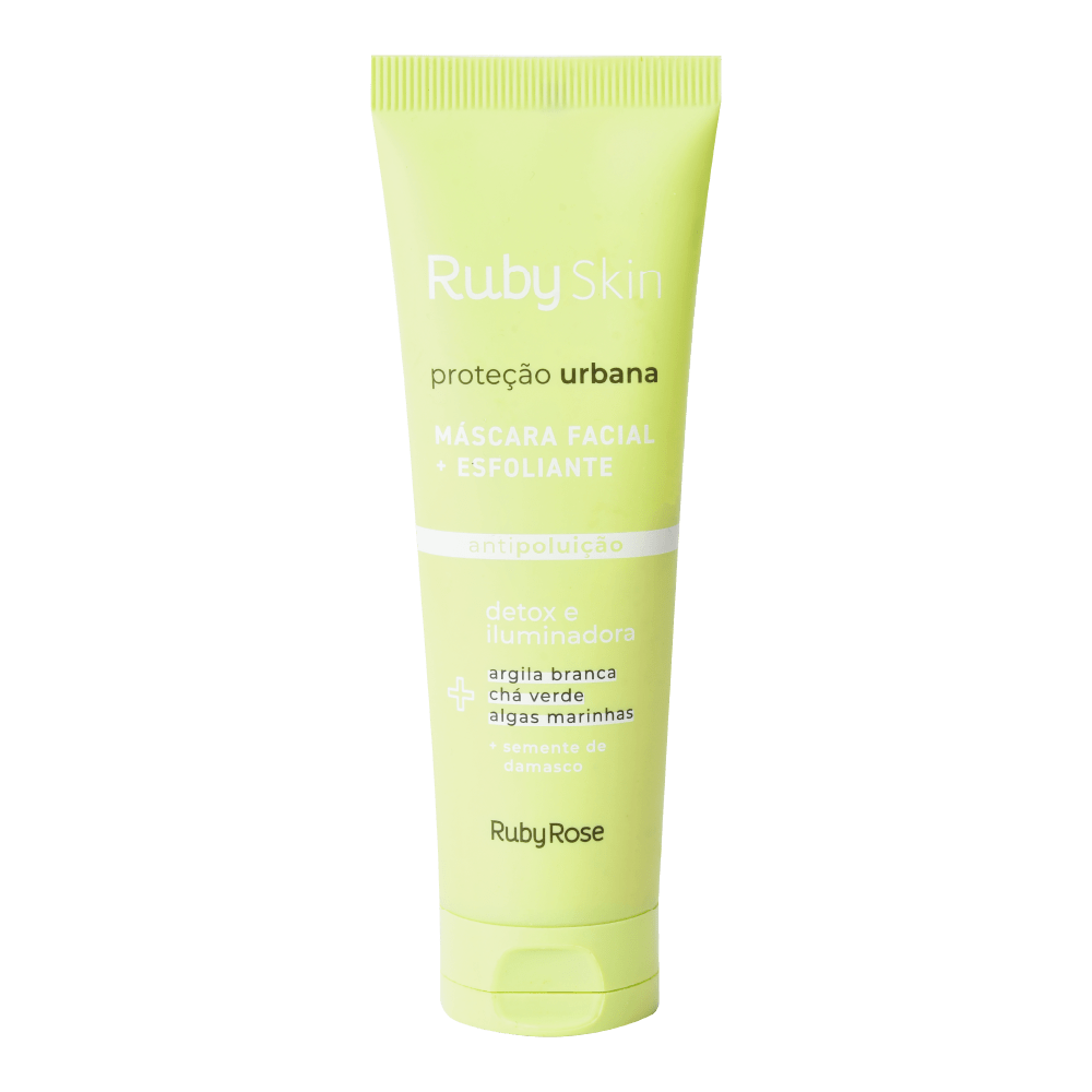 Máscara + Esfoliante Facial Proteção Urbana - Ruby Rose - HB407 - Minha loja