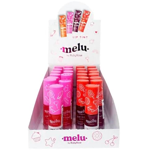 Kit c/4 Un - Lip Tint Melu - RR7501/G1 - Ruby Rose - Minha loja