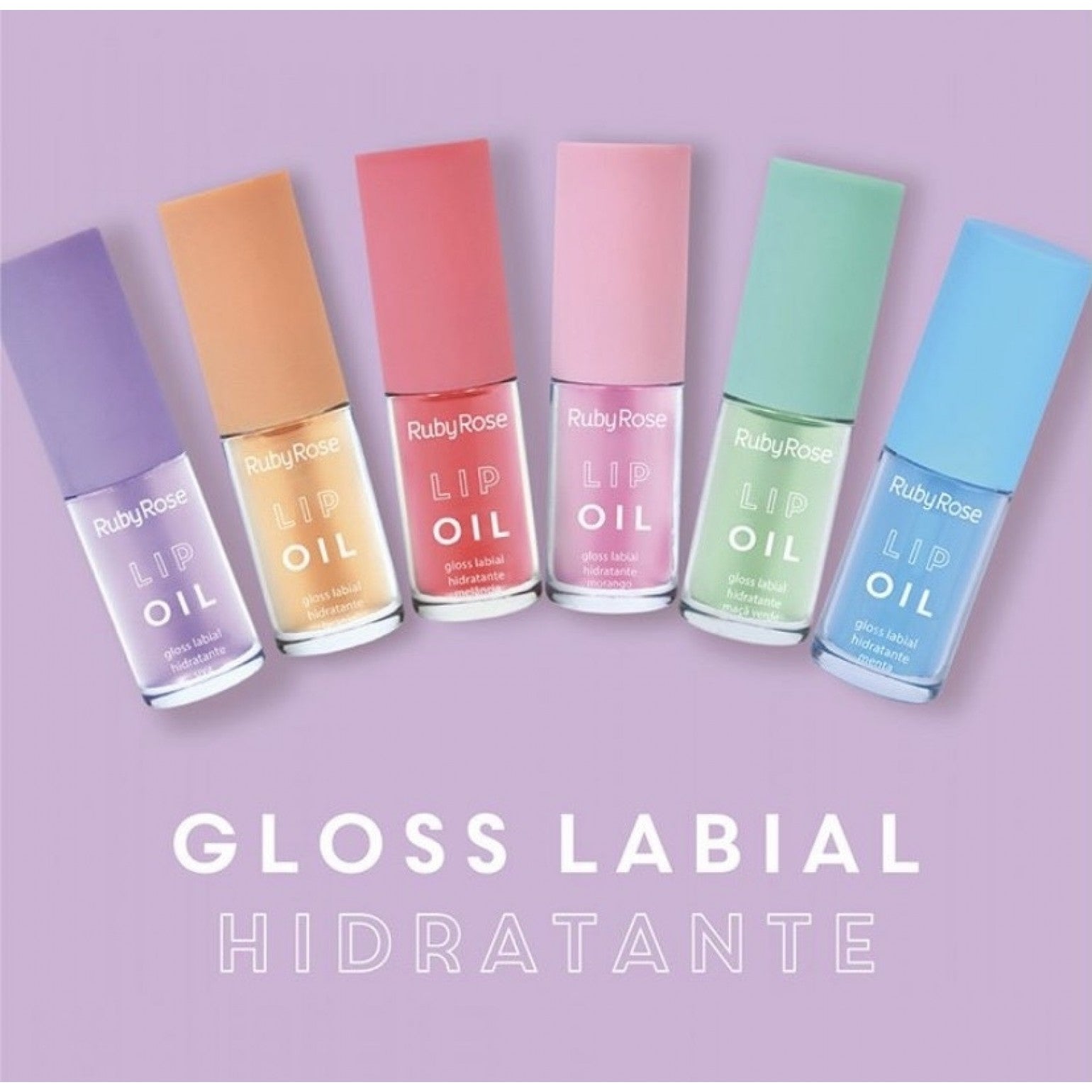 Kit c/6 Un - Lip Oil - Ruby Rose - HB8221 - Minha loja