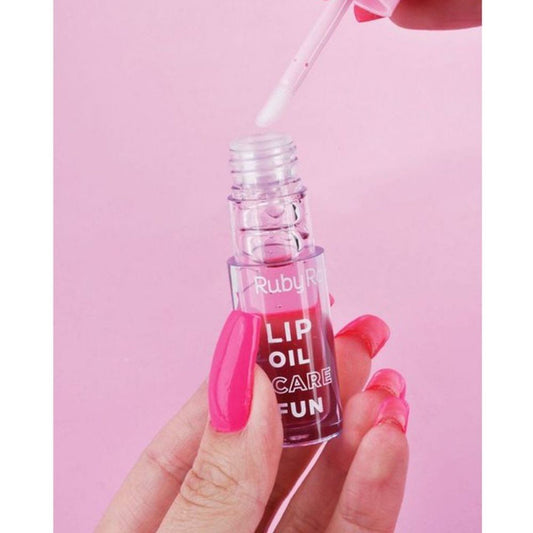 Kit c/3 Un - Lip Oil Care Fun - Ruby Rose - HB562A - Minha loja