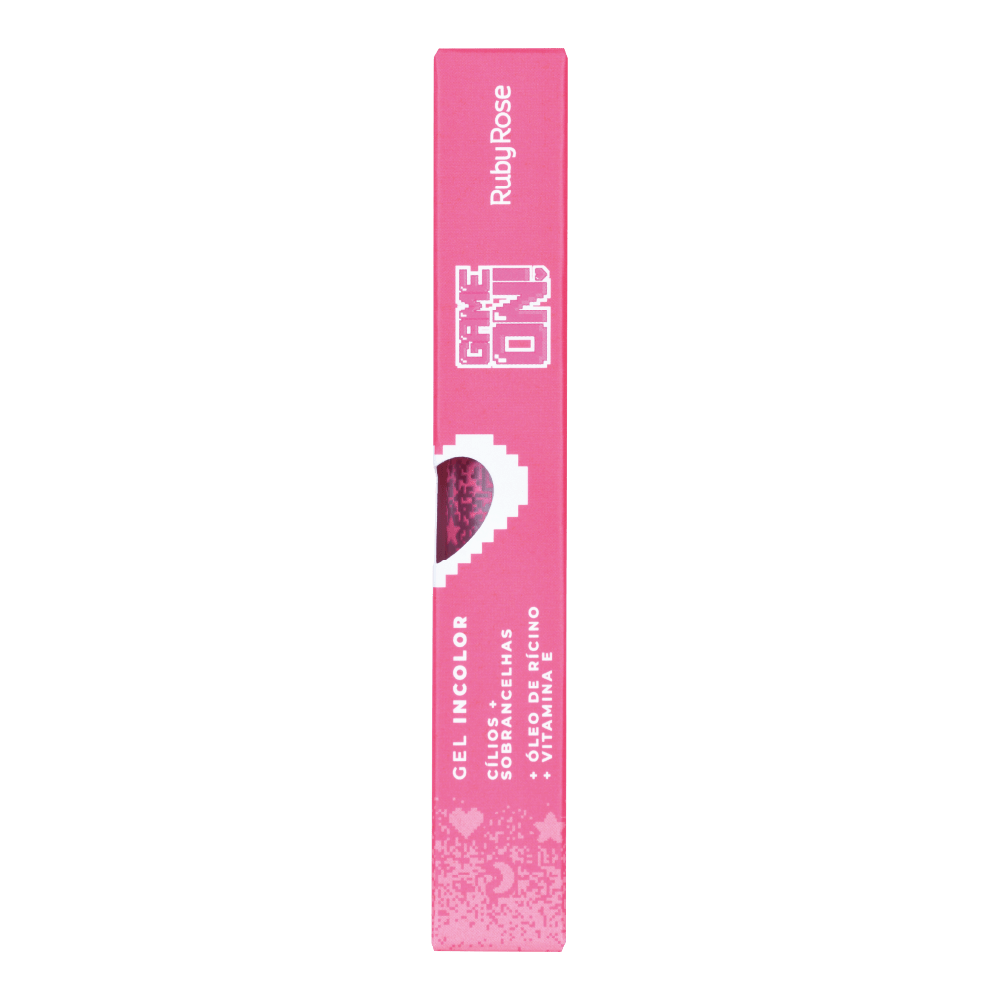 Kit c/6 Un - Gel Incolor Cílios + Sobrancelhas Game On - Ruby Rose - HB509 - Minha loja