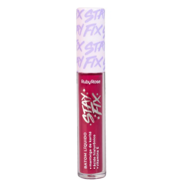 Batom Líquido Stay Fix Ruby Rose HB569 CS80 Adhara - Minha loja