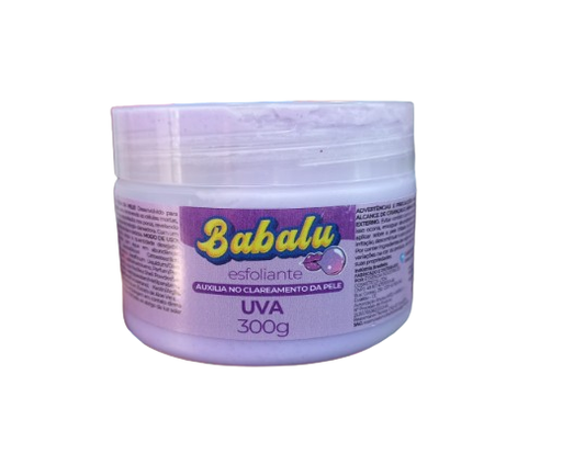 Kit c/3 Un - Esfoliante Clareador Babalu Uva 300G - Essência da Mulher