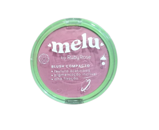 Blush Compacto Bubblegum Melu - RR871 - Ruby Rose - Minha loja