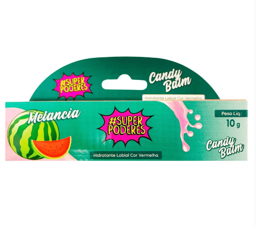 Hidratante Labial Candy Balm Melancia - HLSP04 - Super Poderes - Minha loja